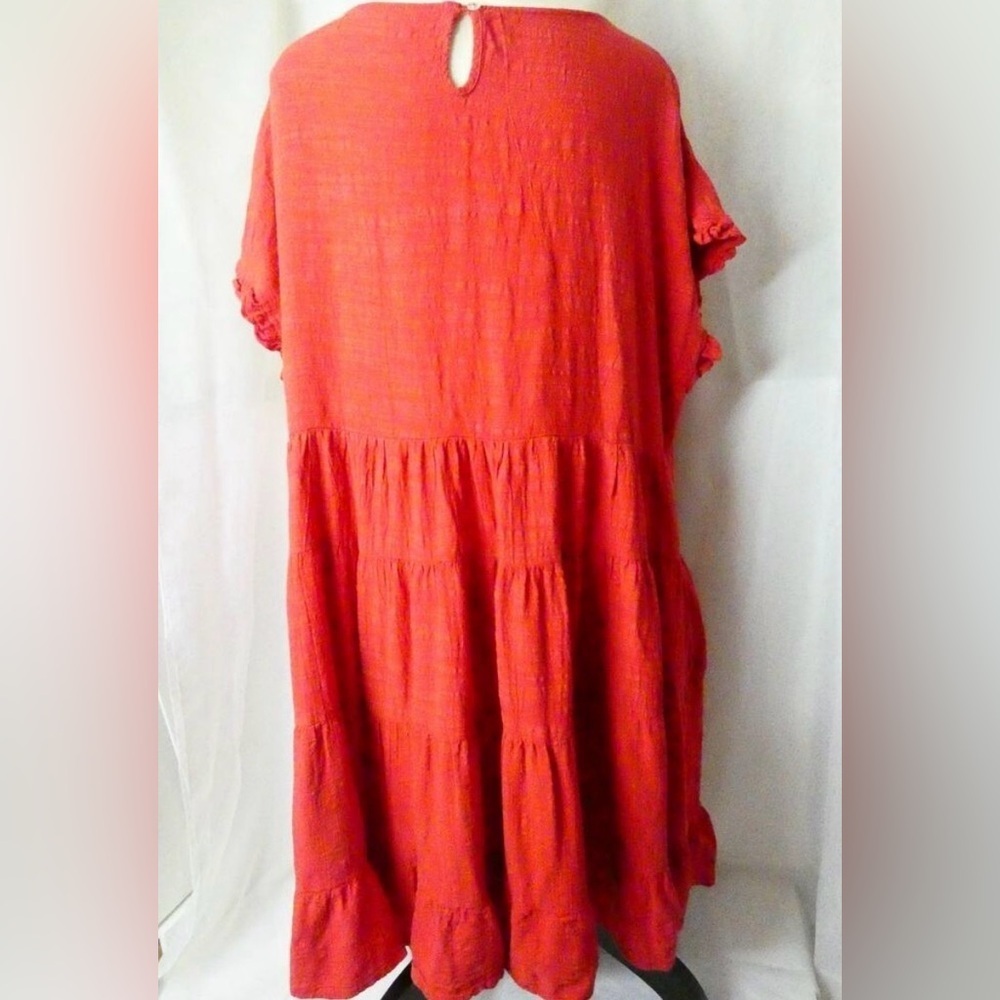 A Beautiful Soul Women's Dress 2X Peasant Lightweight Pockets - Picture 4 of 7